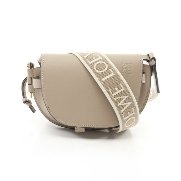 Loewe Gate Dual Bag Shoulder Bag Beige Leather - Picture 1 of 7